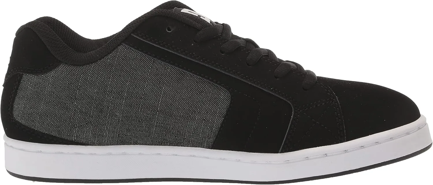 DC Men's Net Low Top Lace Up Casual Skate Shoe Sneaker