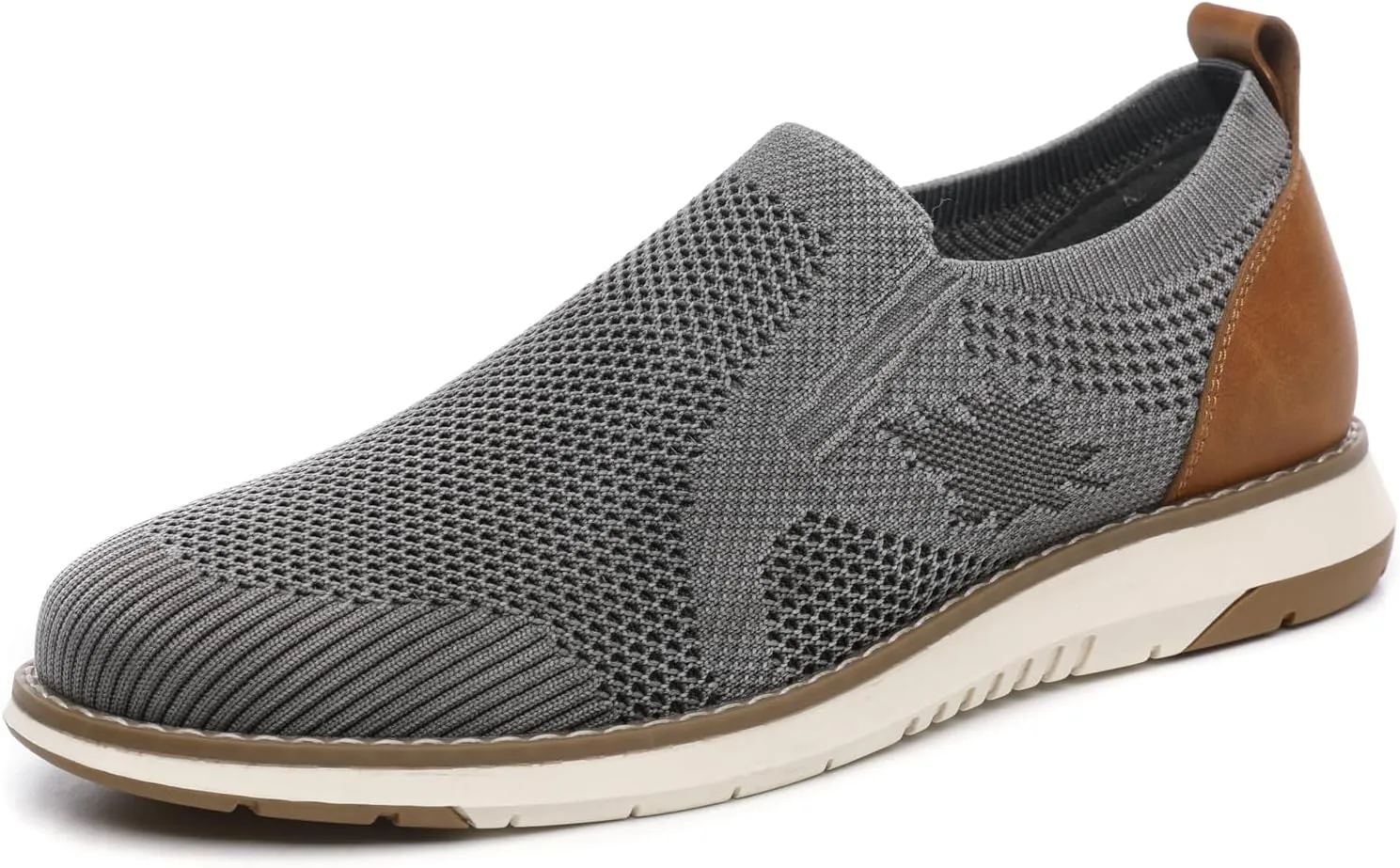 DECARSDZ Men's Loafers Casual Slip On Shoes Knit Mesh Fabric Shoe C021