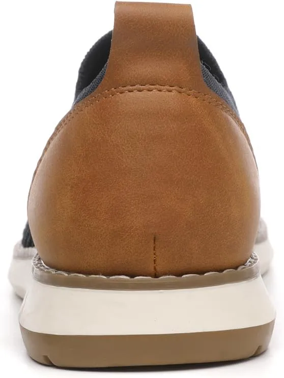 DECARSDZ Men's Loafers Casual Slip On Shoes Knit Mesh Fabric Shoe C021