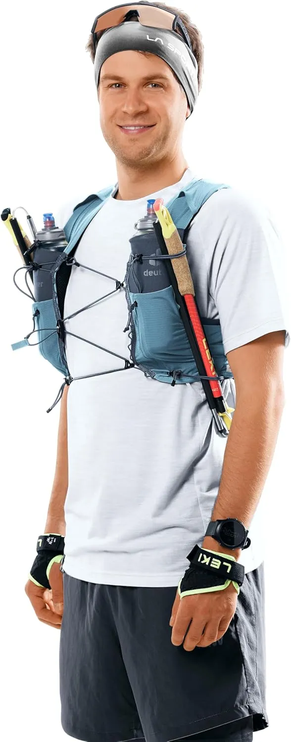 Deuter, Traick Hiking Backpack 9M Breathable Elastic Fabric Hydration System, Blue