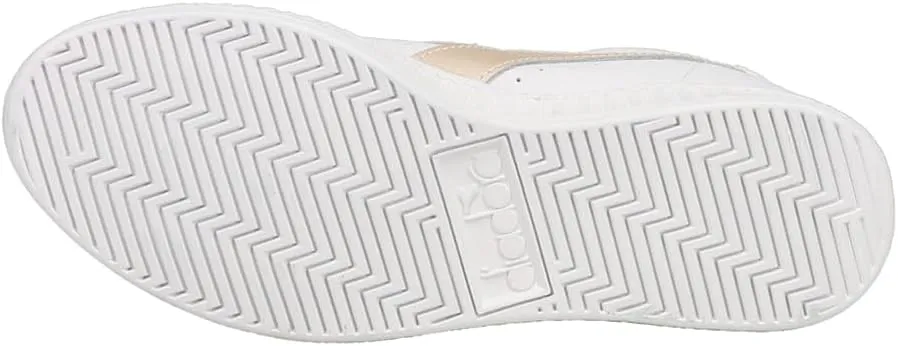 Diadora Mens Game Row Cut Metal Lace Up Sneakers Shoes Casual - Beige, White