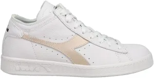 Diadora Mens Game Row Cut Metal Lace Up Sneakers Shoes Casual - Beige, White
