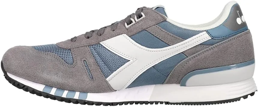 Diadora Mens Titan Lace Up Sneakers Shoes Casual - Blue, Grey