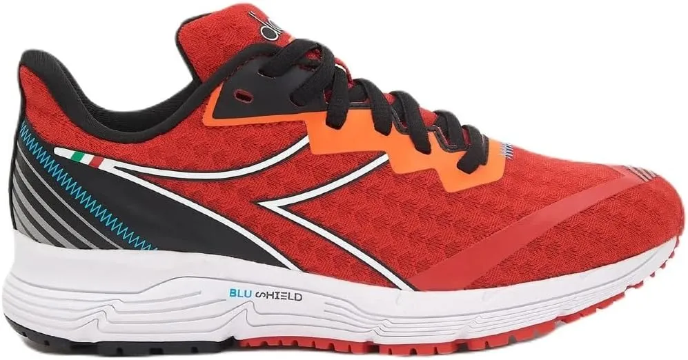 Diadora Mythos BluShield Volo 2 Youth Running Shoes - Nylon Air Mesh, SuprellSoft Upper, Removable Ergonomic Insole, EVA Elastomer Foam Midsole, Blushield Technology