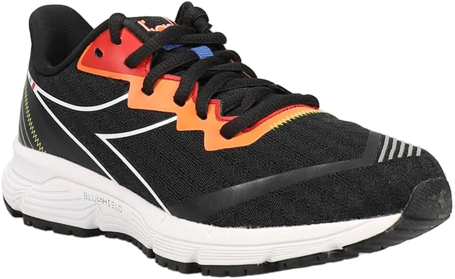 Diadora Mythos BluShield Volo 2 Youth Running Shoes - Nylon Air Mesh, SuprellSoft Upper, Removable Ergonomic Insole, EVA Elastomer Foam Midsole, Blushield Technology