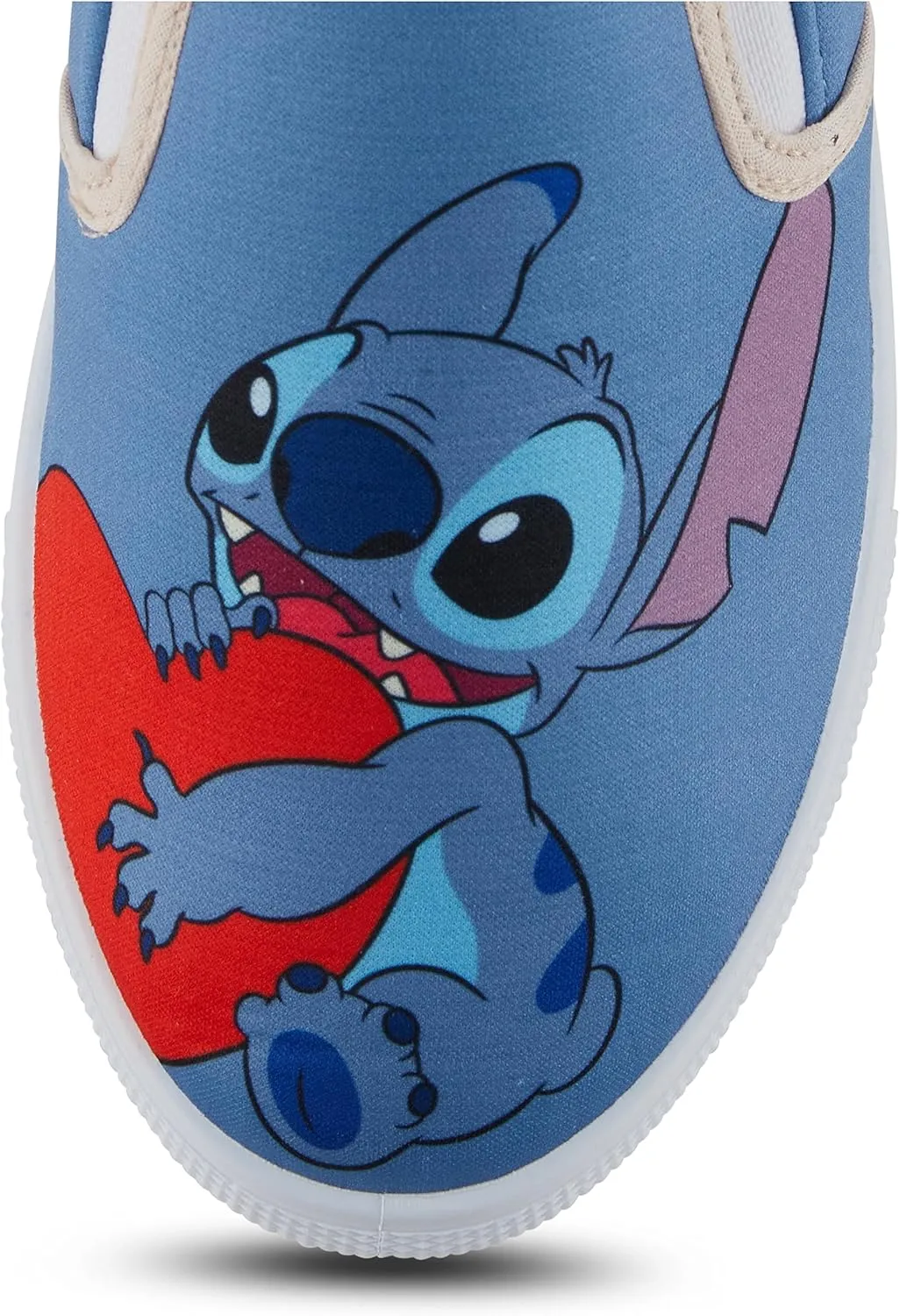 Disney Ladies Lilo and Stitch Shoes - Ladies Classic Lilo and Stitch Slip On Sneakers Lilo and Stitch Canvas Slip On Sneakers