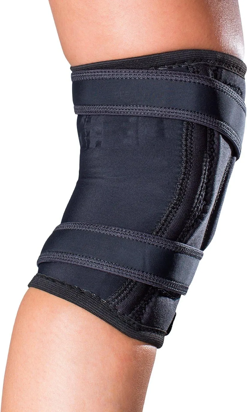 DonJoy Tru-Pull Lite Knee Support Brace: Left Leg, Small
