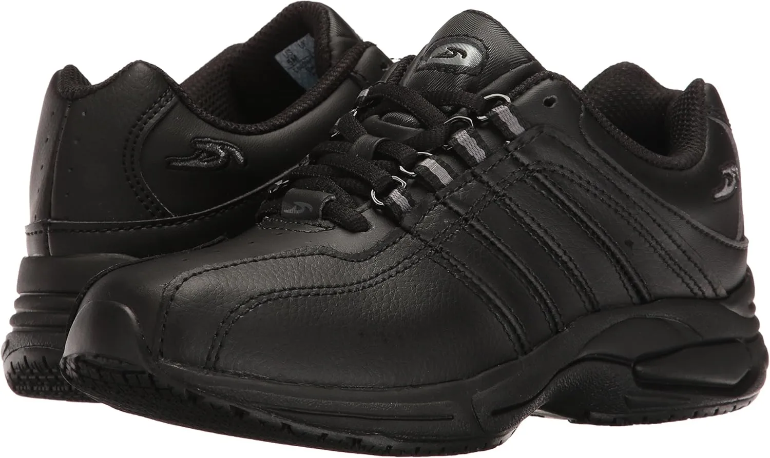 Dr. Scholl's Shoes Womens Kimberly II Leather Lace-Up Sneakers