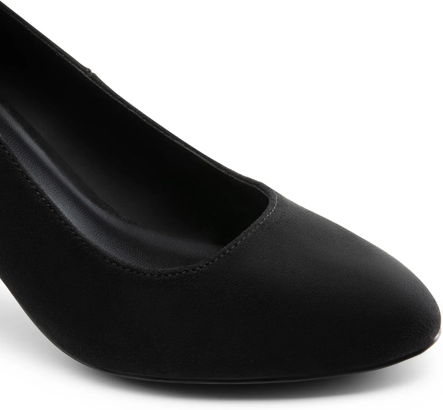 DREAM PAIRS Women's Block Heels Closed Toe High Chunky Rounded Toe Pumps Comfortable Slip On Work Shoes