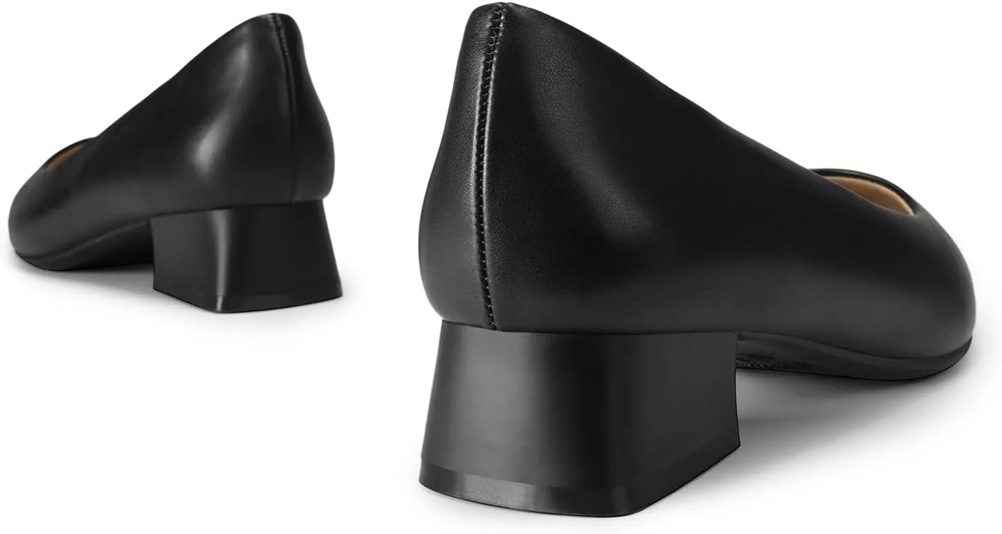 DREAM PAIRS Women's Chunky Heels Closed Toe Low Block Work Shoes Pointed Toe Dress Comfortable Wedding Pumps