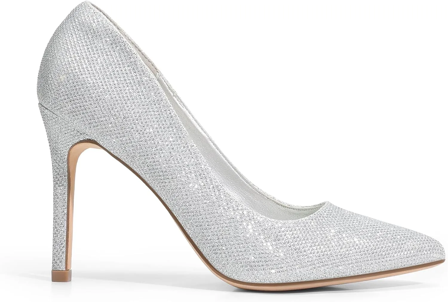 DREAM PAIRS Women's Closed Toe High Heels Dress Pointed Toe Wedding Pump Shoes