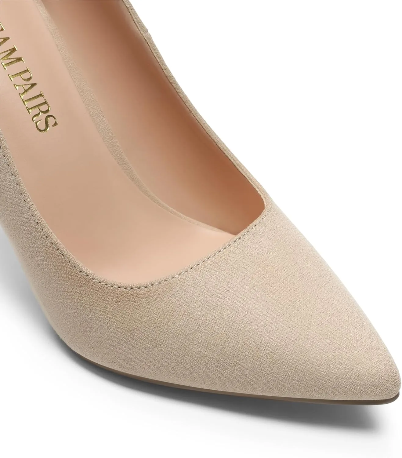 DREAM PAIRS Women's Closed Toe High Heels Dress Pointed Toe Wedding Pump Shoes
