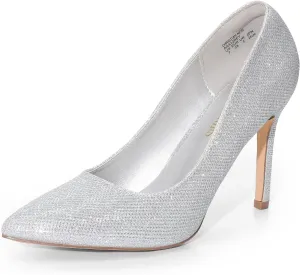 DREAM PAIRS Women's Closed Toe High Heels Dress Pointed Toe Wedding Pump Shoes