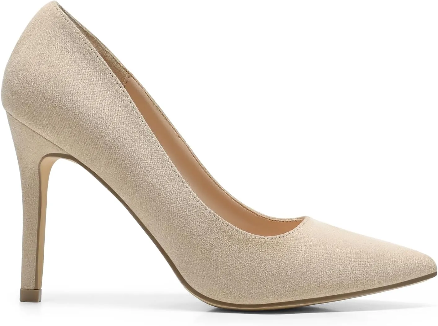 DREAM PAIRS Women's Closed Toe High Heels Dress Pointed Toe Wedding Pump Shoes