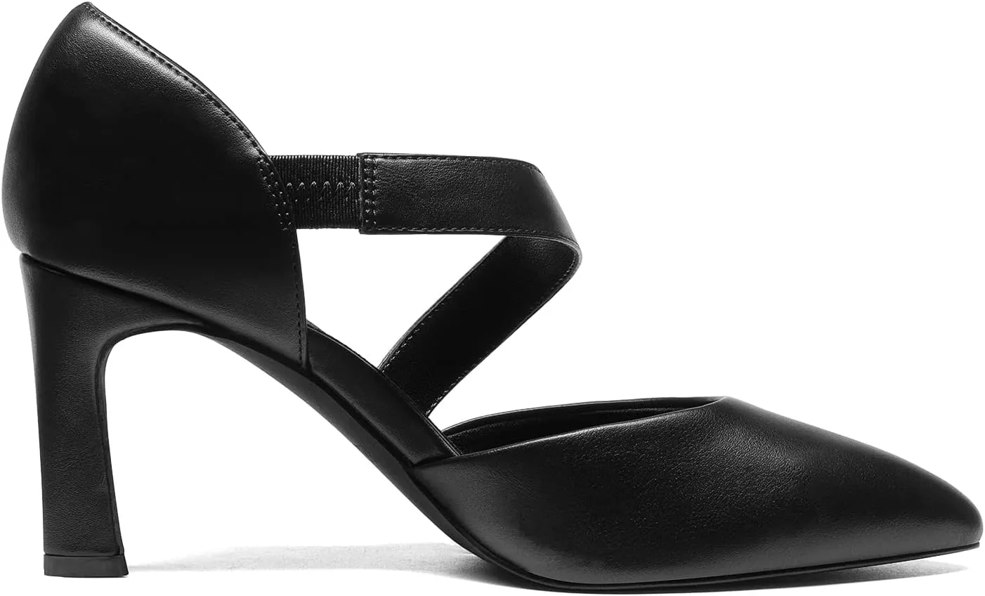 DREAM PAIRS Women's High Heels Pumps Dress Closed Pointed Toe Comfortable D'Orsay Pumps Shoes for Work Office Wedding Dancing
