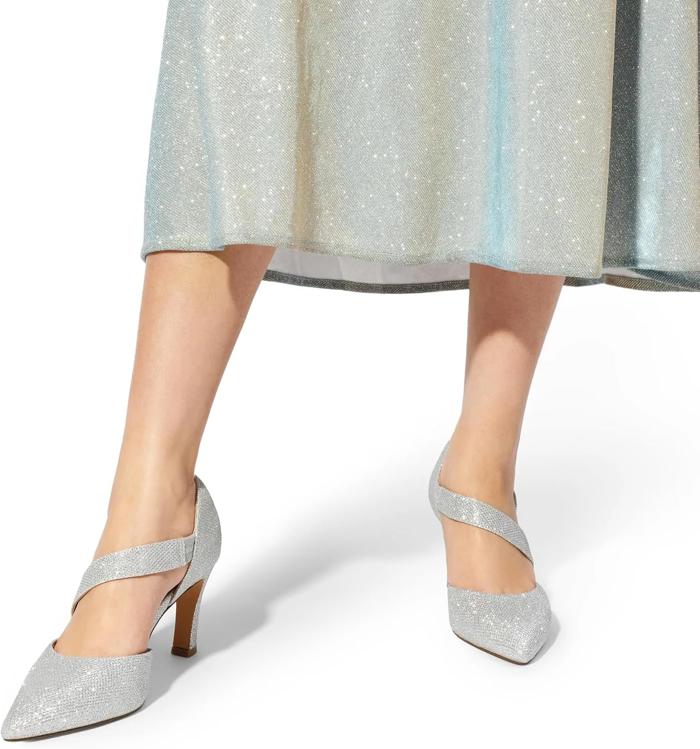 DREAM PAIRS Women's High Heels Pumps Dress Closed Pointed Toe Comfortable D'Orsay Pumps Shoes for Work Office Wedding Dancing