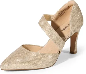 DREAM PAIRS Women's High Heels Pumps Dress Closed Pointed Toe Comfortable D'Orsay Pumps Shoes for Work Office Wedding Dancing