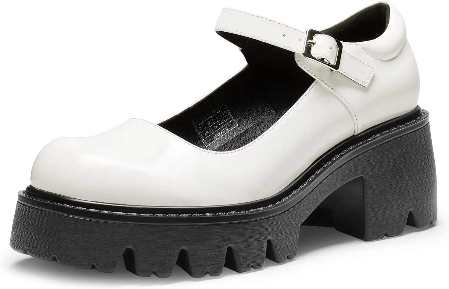 DREAM PAIRS Women's Mary Janes Shoes Platform Dress Low Heel Chunky Pumps Round Toe Ankle Strap Pumps Shoes Oxfords