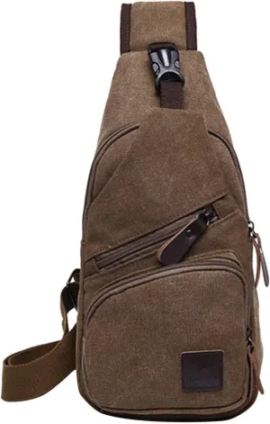 Everywhere Belt Bag Men Messenger Bag Fashion Outdoor Canvas Chest Bag Bike Functional Pocket Travel Backpack