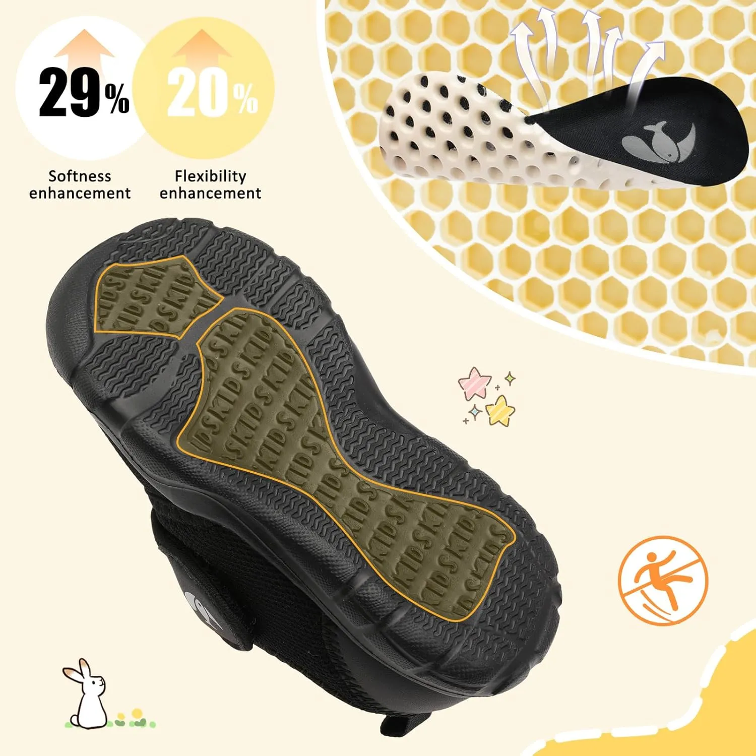 FEETCITY Toddler Shoes Boys Girls Toddler Slip On Sneakers Kids Tennis Shoes Sports Shoe Walking Shoe