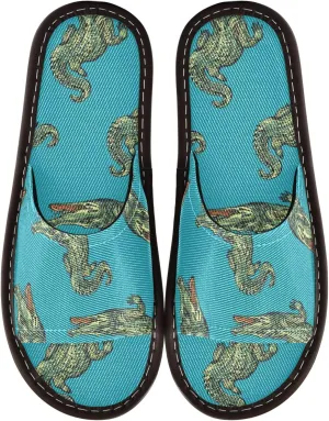 Fisyme Slippers for Women Men Slip-On Open Toe Indoor Outdoor House Shoes Home Slipper
