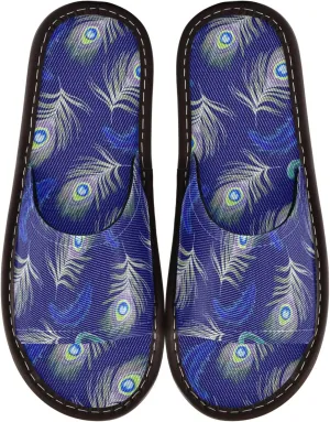 Fisyme Slippers for Women Men Slip-On Open Toe Indoor Outdoor House Shoes Home Slipper