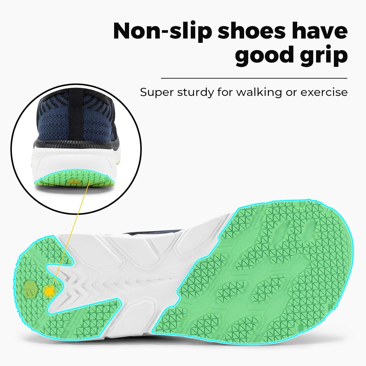 FitVille Wide Toe Box Shoes for Men Cushioned Well Extra Wide Width Running Shoes for Men Walking Comfortable Lightweight