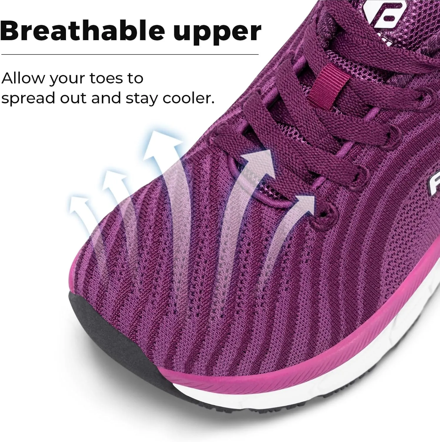 FitVille Wide Toe Box Shoes Women Comfortable Non Slip Extra Wide Running Shoes for Women with Swollen Feet Lightweight
