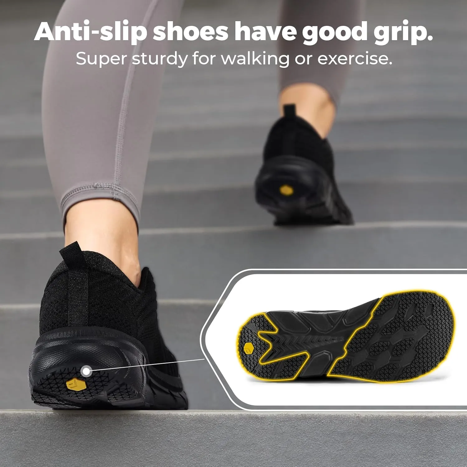 FitVille Wide Toe Box Shoes Women Comfortable Non Slip Extra Wide Running Shoes for Women with Swollen Feet Lightweight