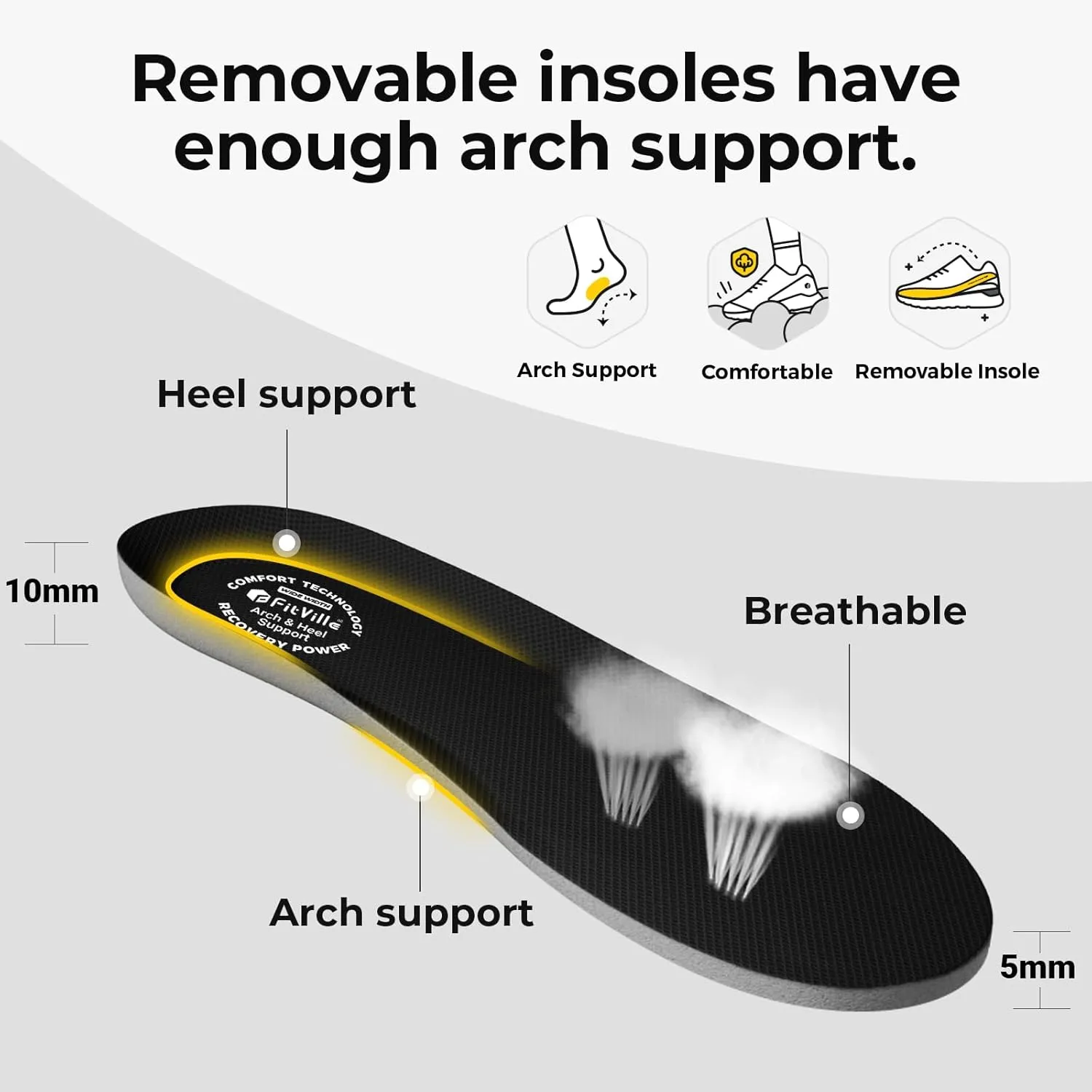 FitVille Wide Toe Box Shoes Women Comfortable Non Slip Extra Wide Running Shoes for Women with Swollen Feet Lightweight