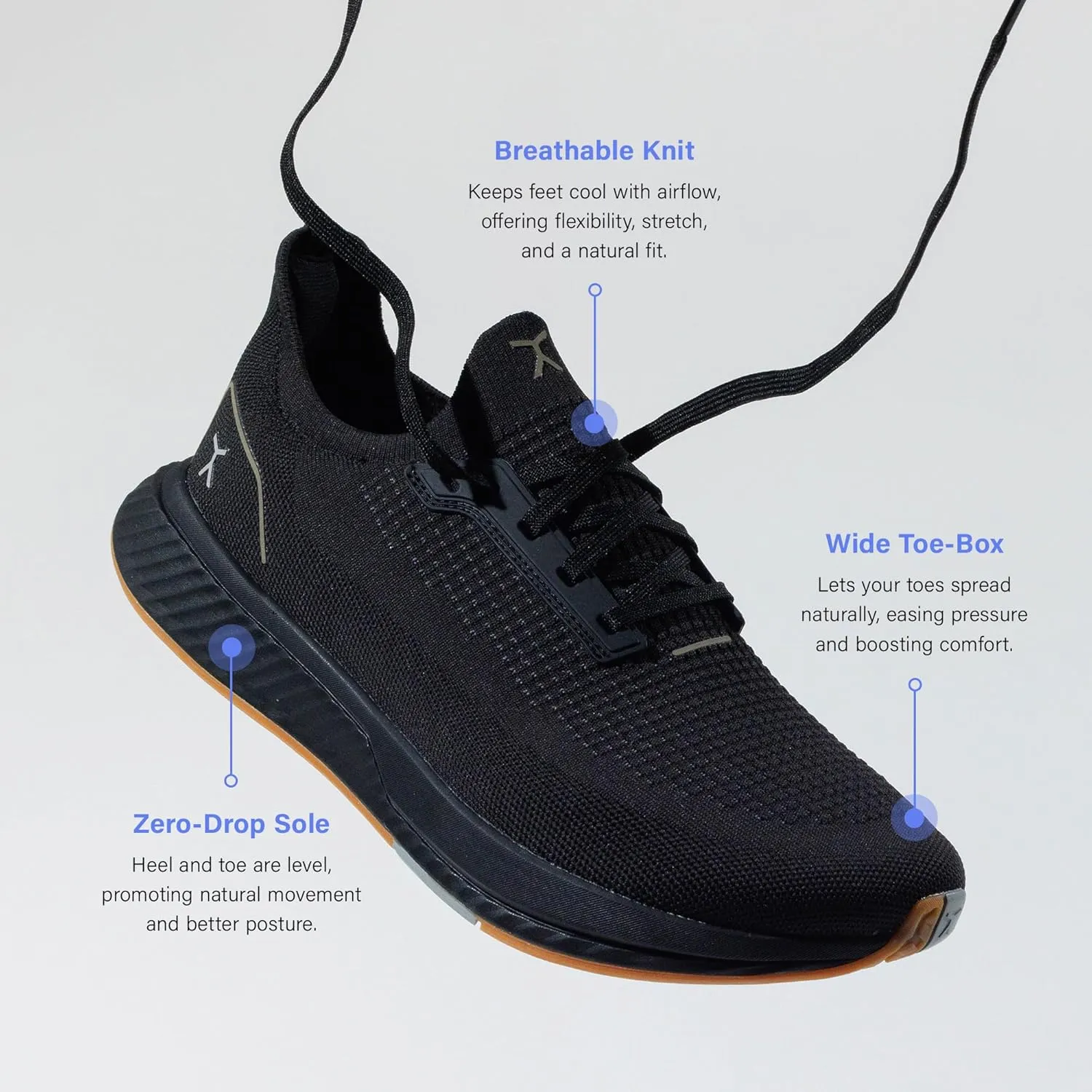 FLUX FOOTWEAR Adapt Runners for Women and Mens Barefoot Minimalist Shoes – Wide Toe Box, Zero Drop Sole, Lightweight & Flexible, Perfect for Walking, Running and Everyday Comfort