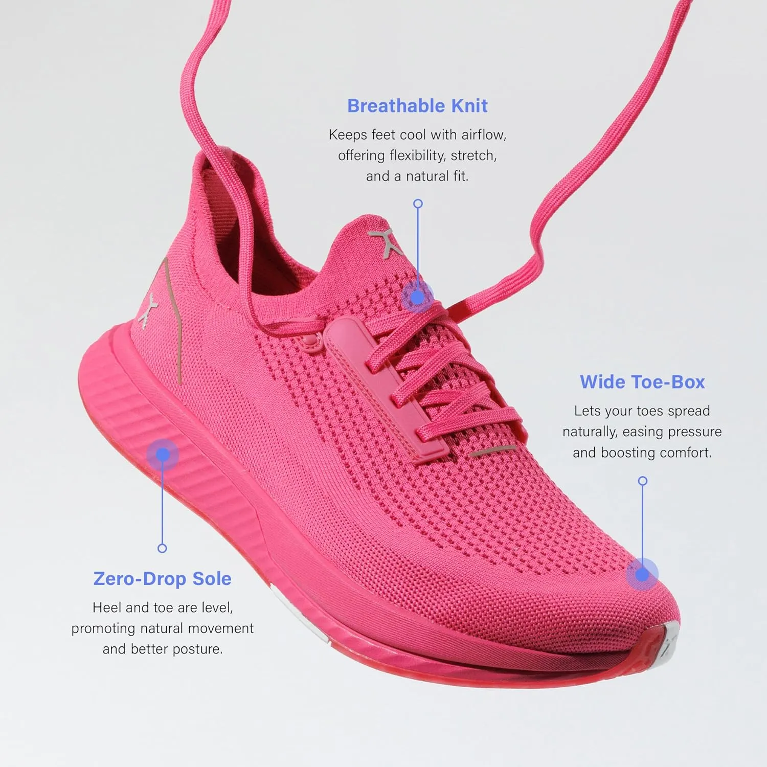 FLUX FOOTWEAR Adapt Runners for Women and Mens Barefoot Minimalist Shoes – Wide Toe Box, Zero Drop Sole, Lightweight & Flexible, Perfect for Walking, Running and Everyday Comfort