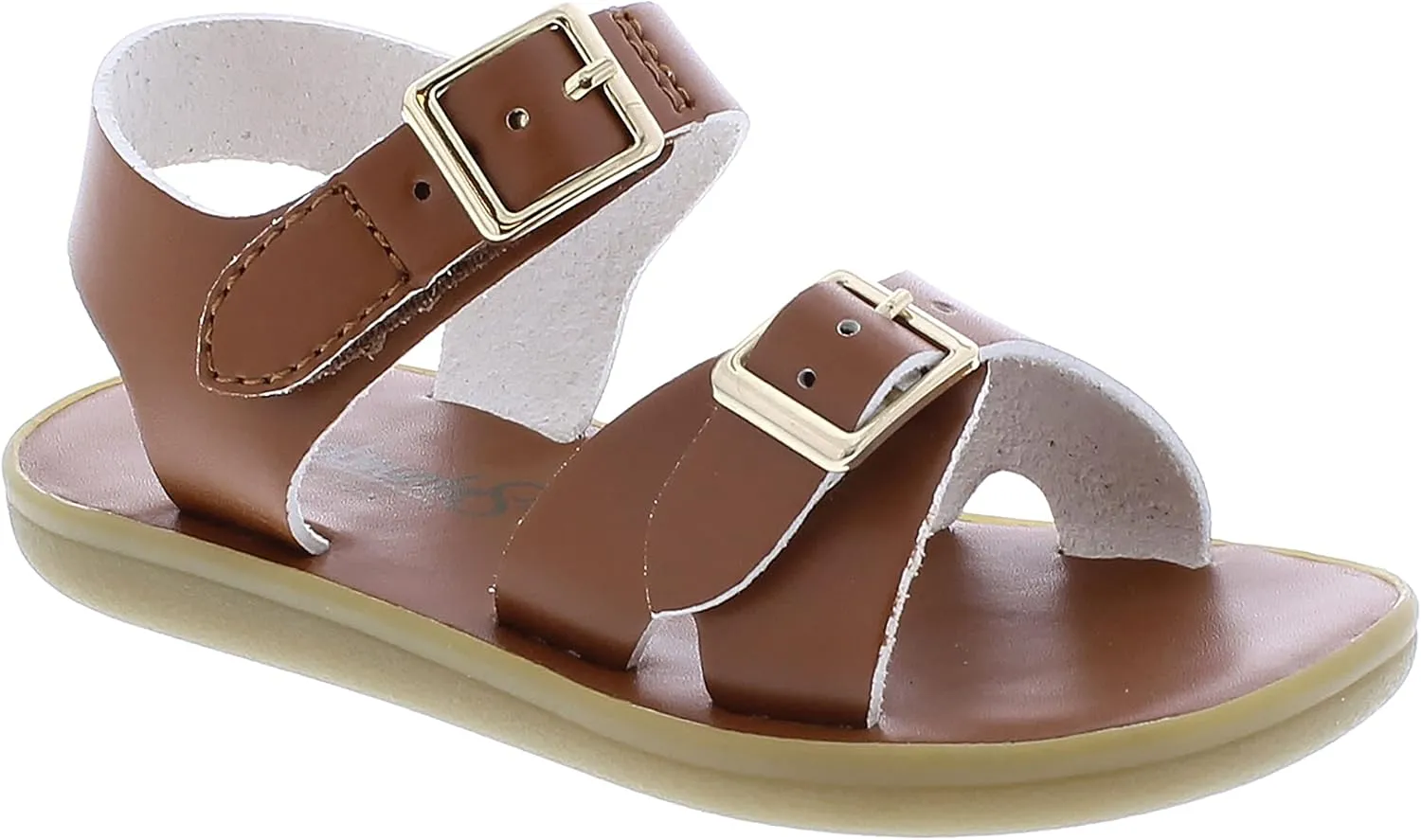 FOOTMATES Tide and Eco-Tide Waterproof Sandals for Boys and Girls with Slip-Resistant, Non-Marking Outsoles and Strap Closure for Infants, Toddlers, and Little Kids Ages 0-8