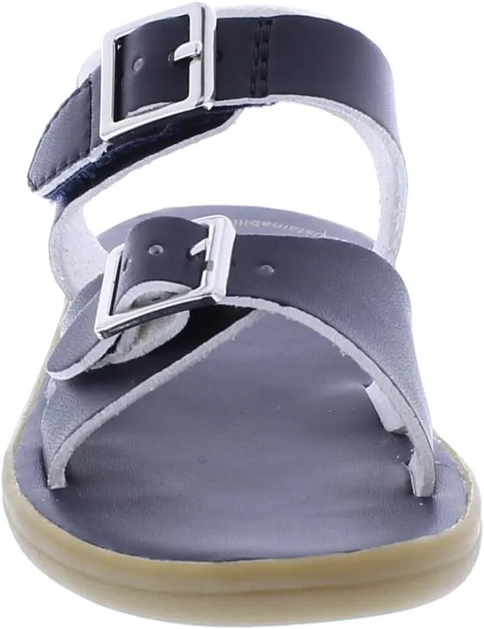 FOOTMATES Tide and Eco-Tide Waterproof Sandals for Boys and Girls with Slip-Resistant, Non-Marking Outsoles and Strap Closure for Infants, Toddlers, and Little Kids Ages 0-8