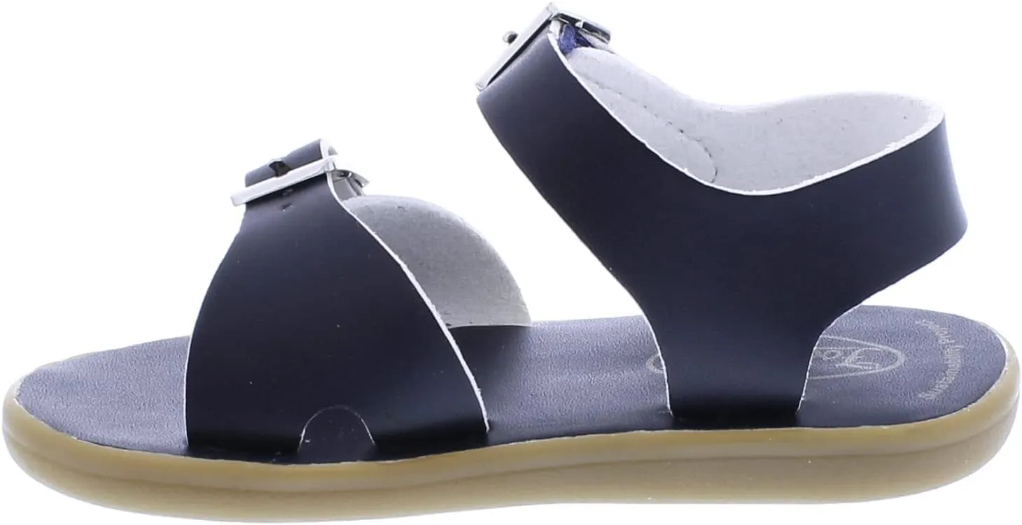 FOOTMATES Tide and Eco-Tide Waterproof Sandals for Boys and Girls with Slip-Resistant, Non-Marking Outsoles and Strap Closure for Infants, Toddlers, and Little Kids Ages 0-8