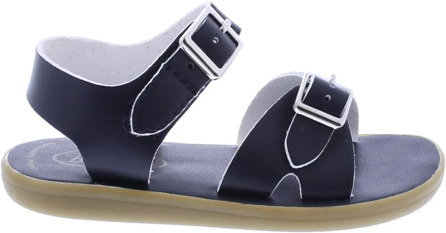 FOOTMATES Tide and Eco-Tide Waterproof Sandals for Boys and Girls with Slip-Resistant, Non-Marking Outsoles and Strap Closure for Infants, Toddlers, and Little Kids Ages 0-8