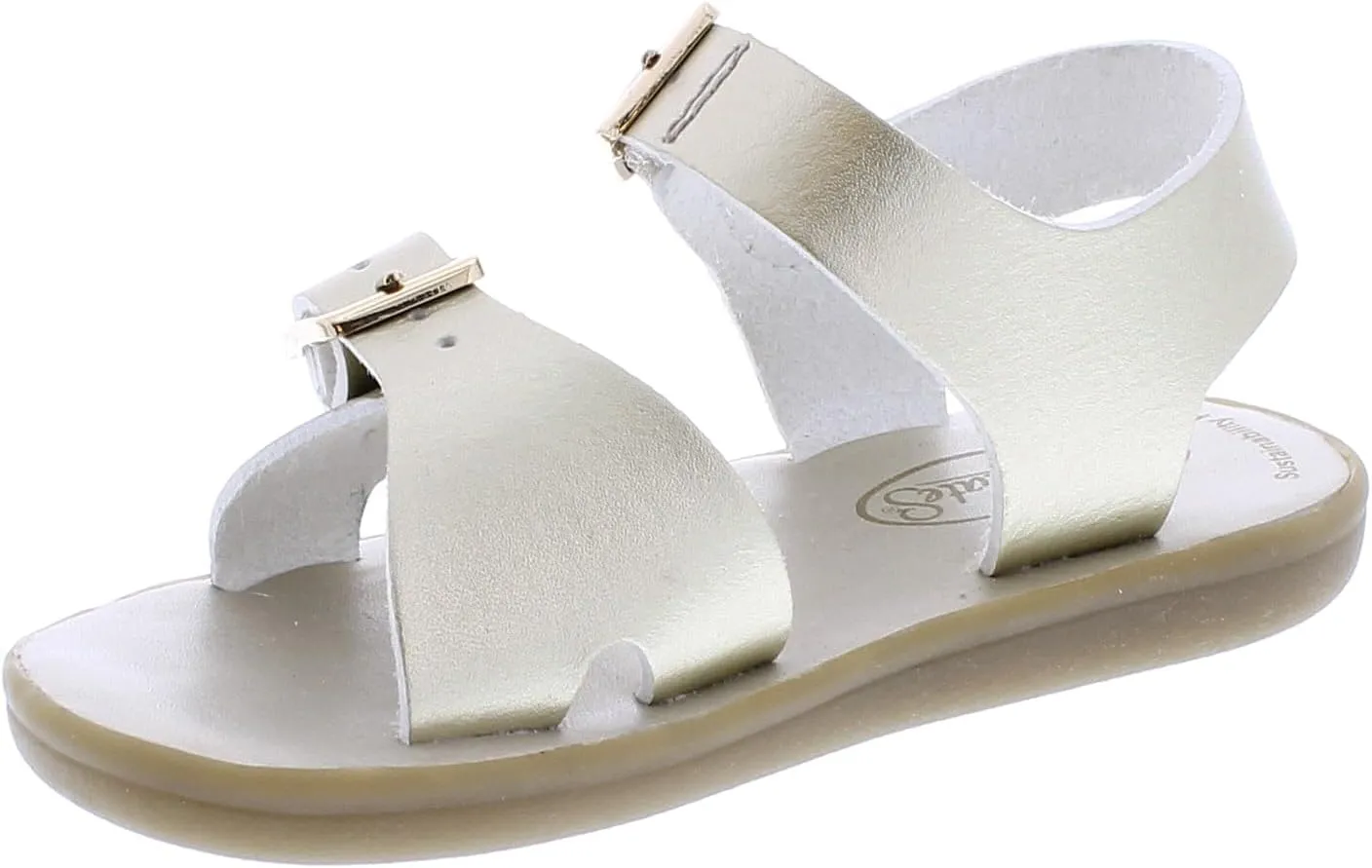 FOOTMATES Tide and Eco-Tide Waterproof Sandals for Boys and Girls with Slip-Resistant, Non-Marking Outsoles and Strap Closure for Infants, Toddlers, and Little Kids Ages 0-8