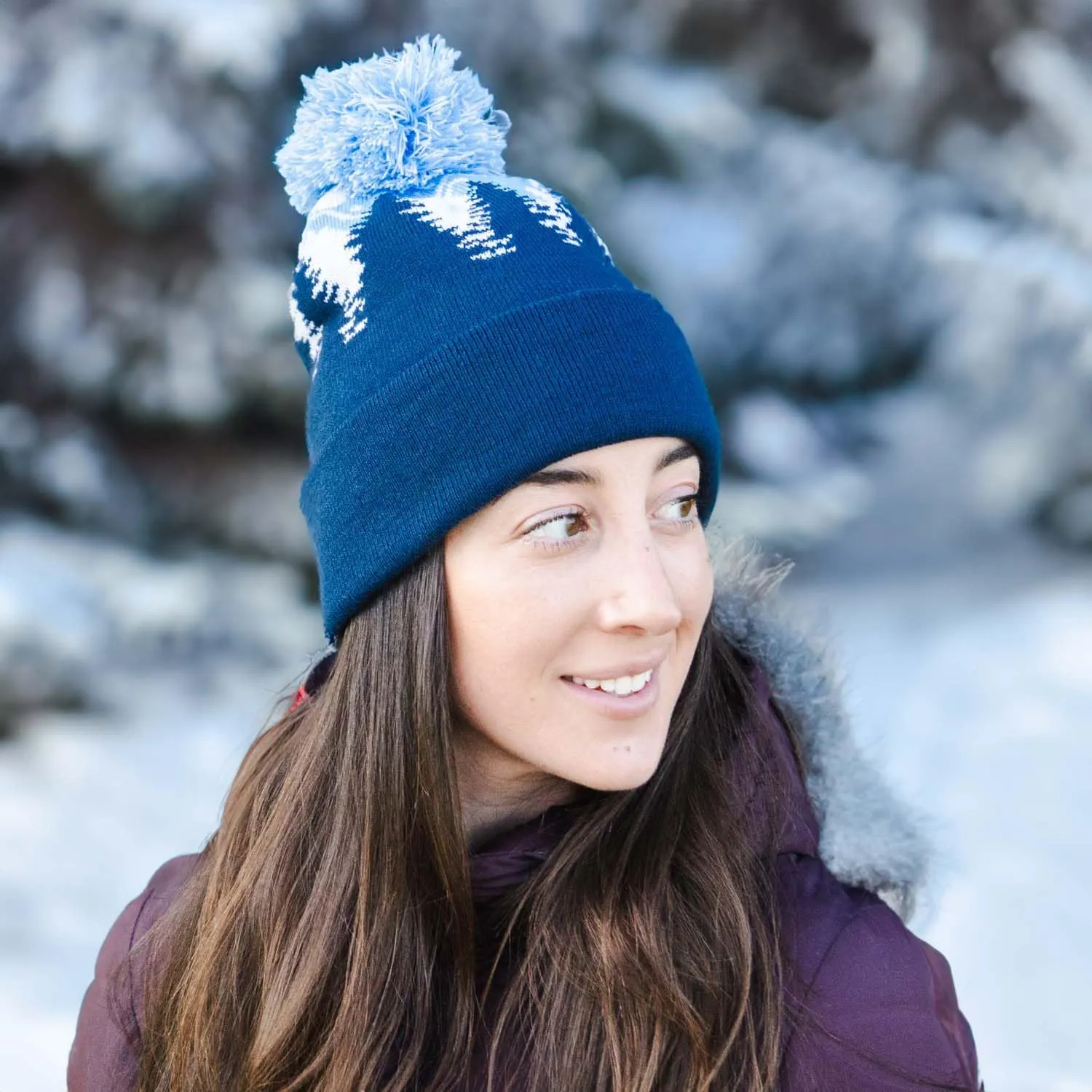 Gone For a Run Pom Pom Beanie Hat for Runners | Running Hats