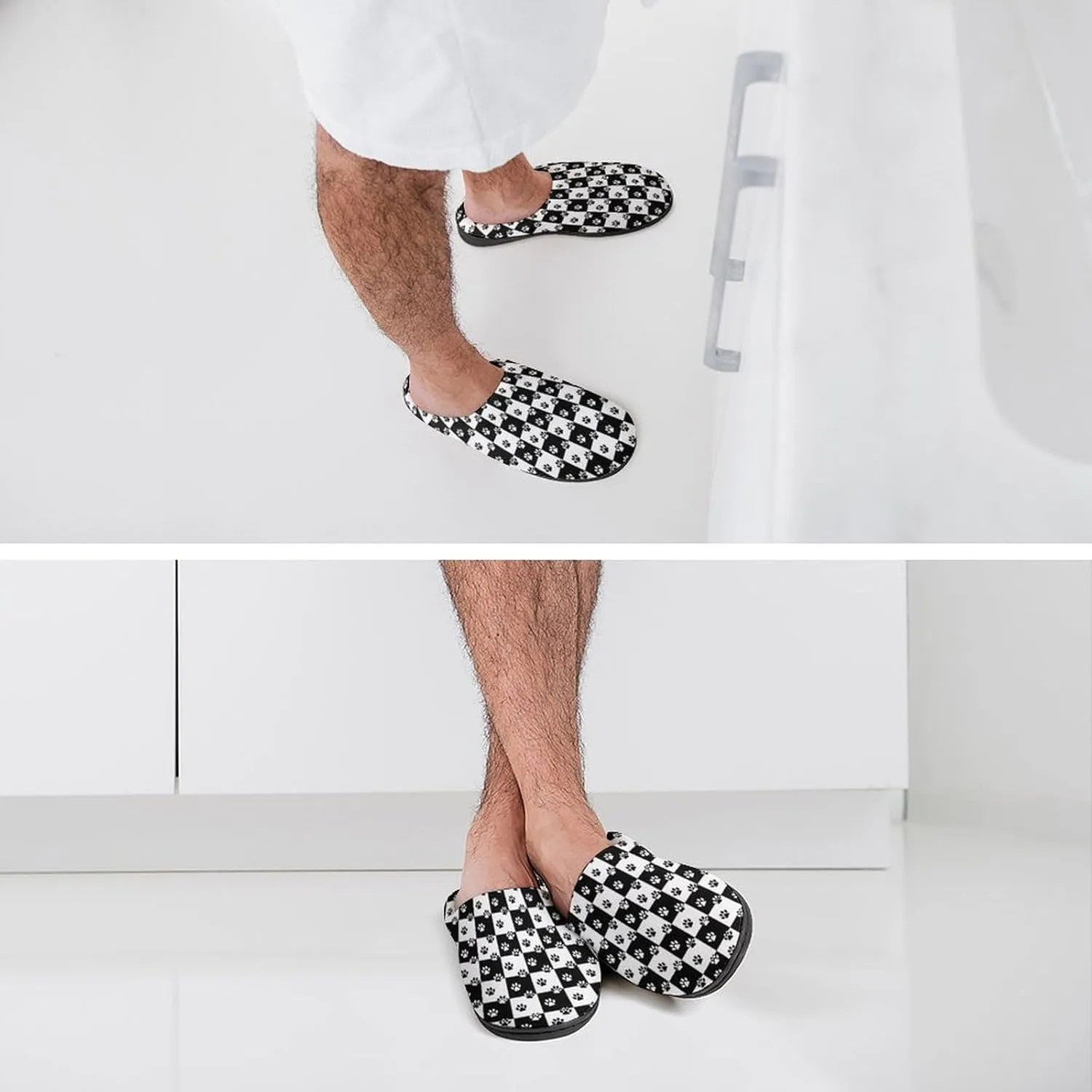 Halloween House Slippers For Woman Men Bedroom Slippers Indoor Outdoor Slip-On Shoes Non-Slip Sole Funny Fall Slippers