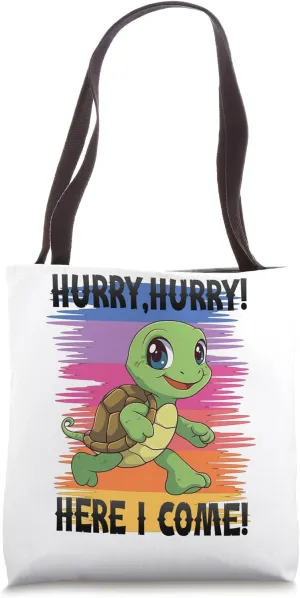 Hurry, hurry! Turtle Sport Jogging Tote Bag