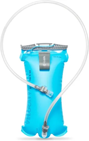 HydraPak Velocity Hydration Reservoir (1.5L or 2L), Slim Profile Water Bladder, Self-Sealing Bite Valve, Leak Proof, Reversible, Dishwasher Safe