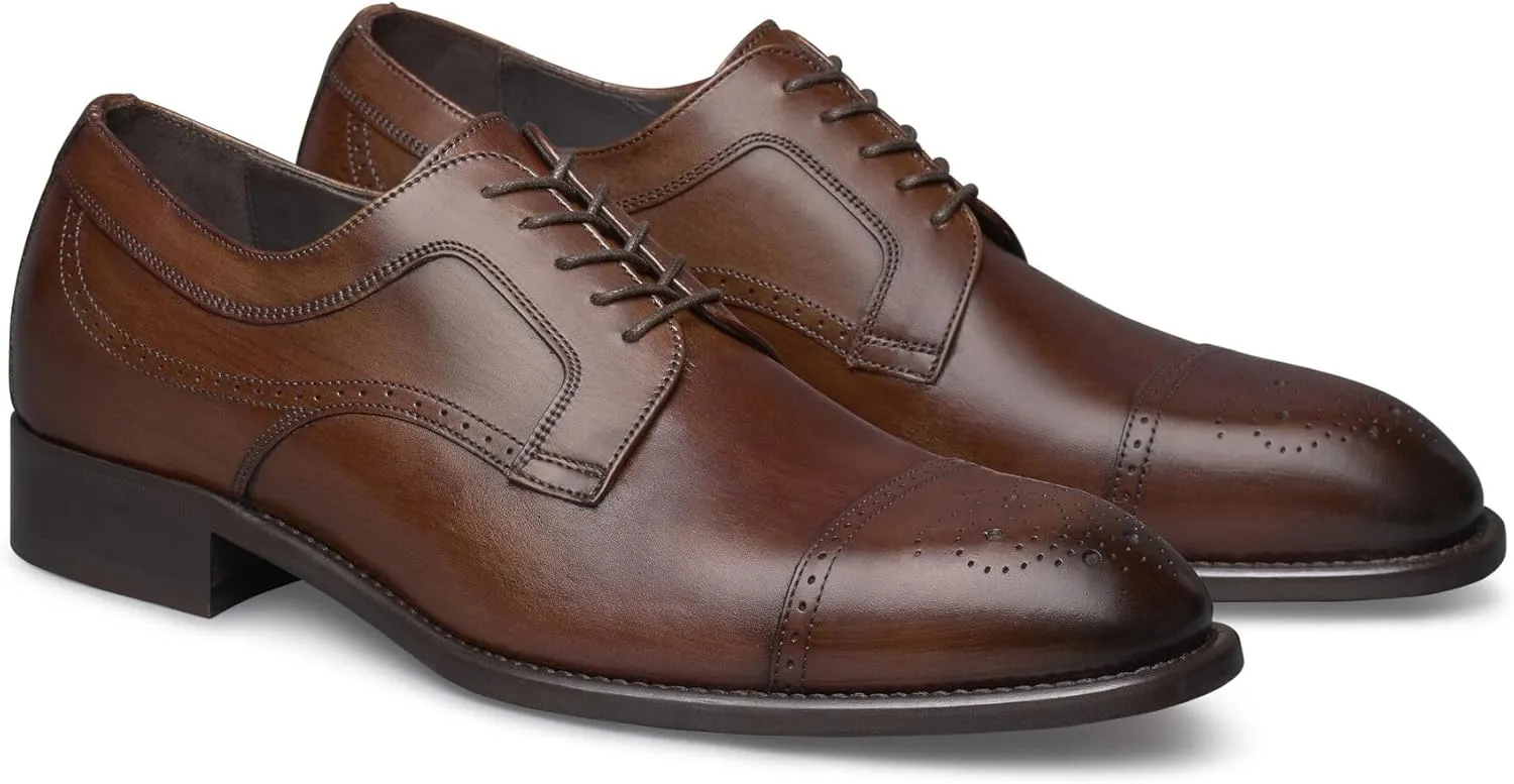 Johnston & Murphy Ellsworth Cap Toe Lace-Up Dress Shoe