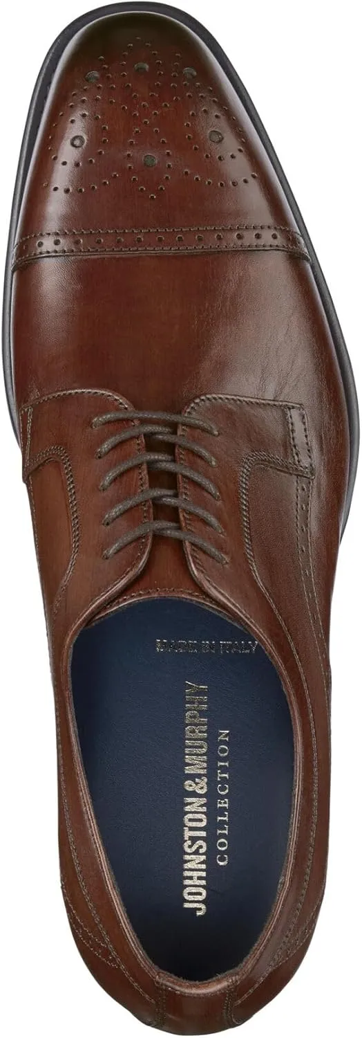 Johnston & Murphy Ellsworth Cap Toe Lace-Up Dress Shoe