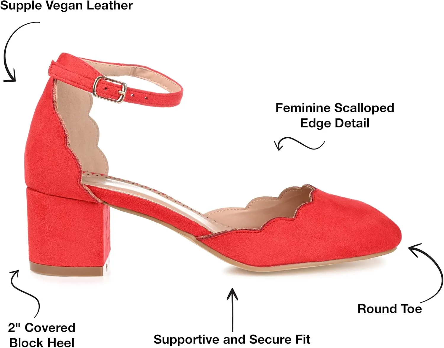 Journee Collection Womens Edna Heels