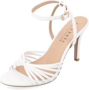 Journee Womens Vanita Multi Strap Stiletto Open Toe Dress Sandals