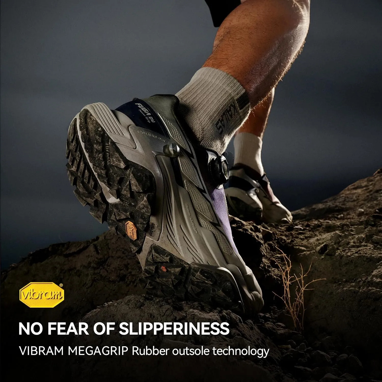 KAILAS Men's FUGA DU BOA Trail Running Shoes Lightweight Non-Slip Wide Toe Box Jogging Walking Hiking Shoe
