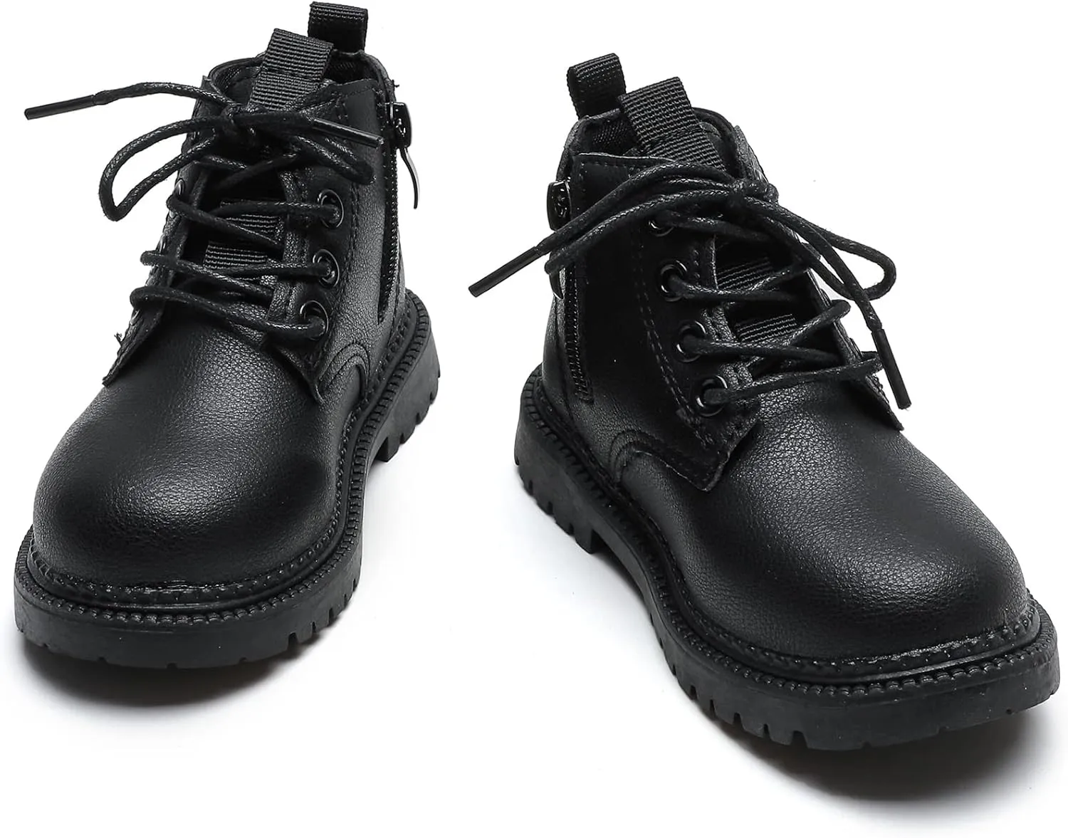 Komfyea Boys And Girls Lace Up Casual Outdoor Hiking Ankle Boots(Toddler/Little Kids)