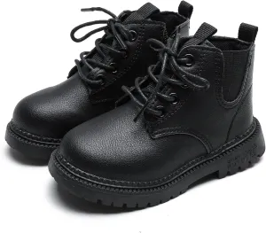 Komfyea Boys And Girls Lace Up Casual Outdoor Hiking Ankle Boots(Toddler/Little Kids)