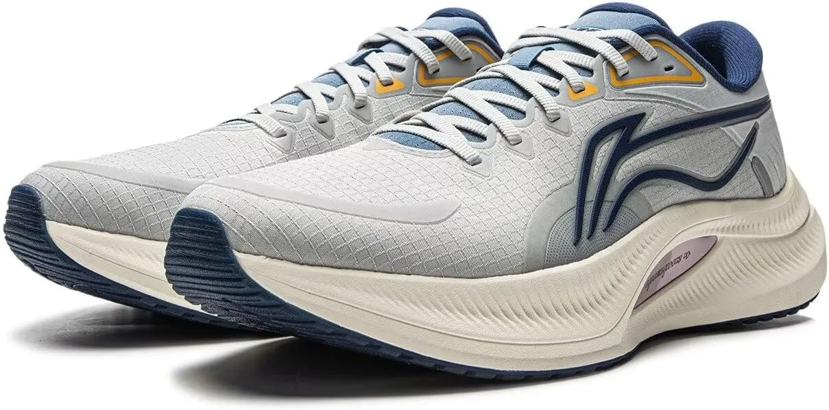 LI-NING YUEYING4 Men Running Shoes Anti Splash Shock-Absorbing Rebound Casual Sports Shoes ARHU021 ARHU021