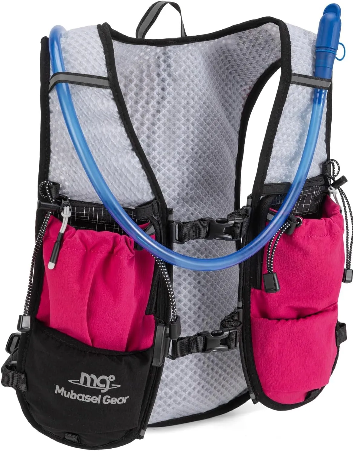 Lightweight Running Vest for Women & Men Hydration Backpack Pack with 1.5L Water Bladder Bag Running Gear Accessories for Hiking Marathon Trail Cycling